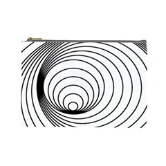 Spiral Eddy Route Symbol Bent Cosmetic Bag (large) by Amaryn4rt
