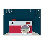 Camera Vector Illustration Sticker A4 (10 pack)