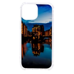 Hamburg City Blue Hour Night Iphone 13 Mini Tpu Uv Print Case by Amaryn4rt