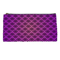 Pattern Texture Geometric Patterns Purple Pencil Case