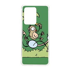 Ostrich Jungle Monkey Plants Samsung Galaxy S20 Ultra 6 9 Inch Tpu Uv Case by Bajindul