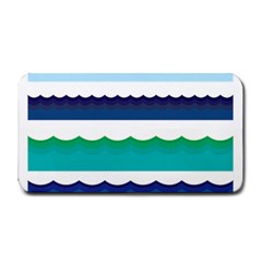 Water Border Water Waves Ocean Sea Medium Bar Mat by Amaryn4rt