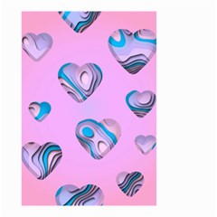 Hearts Pattern Love Background Small Garden Flag (two Sides)