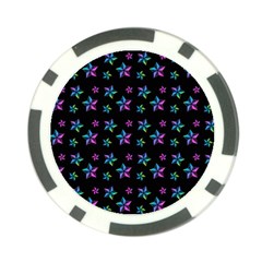Stars Pattern Art Design Wallpaper Poker Chip Card Guard by Ravend