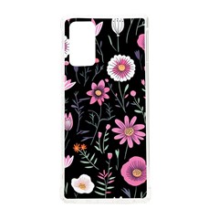 Flowers Pattern Samsung Galaxy Note 20 Tpu Uv Case by Ravend