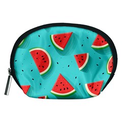 Watermelon Fruit Slice Accessory Pouch (medium)