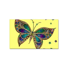 Butterfly Mosaic Yellow Colorful Sticker (rectangular) by Amaryn4rt