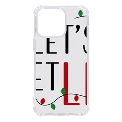 Let s Get Lit Christmas Jingle Bells Santa Claus Iphone 13 Pro Tpu Uv Print Case