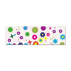 Floral Colorful Background Sticker Bumper (10 Pack) by Grandong