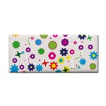 Floral Colorful Background Hand Towel