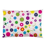Floral Colorful Background Pillow Case
