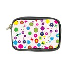 Floral Colorful Background Coin Purse