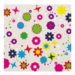 Floral Colorful Background Banner and Sign 4  x 4 