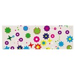Floral Colorful Background Banner and Sign 6  x 2 