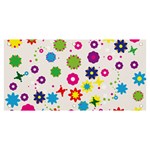 Floral Colorful Background Banner and Sign 6  x 3 