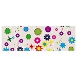 Floral Colorful Background Banner and Sign 12  x 4 