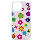 Floral Colorful Background iPhone 13 Pro Max TPU UV Print Case