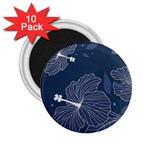 Flowers Petals Leaves Foliage 2.25  Magnets (10 pack) 