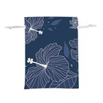 Flowers Petals Leaves Foliage Lightweight Drawstring Pouch (M)