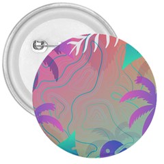 Palm Trees Leaves Plants Tropical 3  Buttons by Grandong