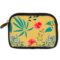 Flowers Petals Leaves Plants Digital Camera Leather Case by Grandong