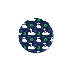 Swan-pattern-elegant-design Golf Ball Marker (4 Pack) by Proyonanggan