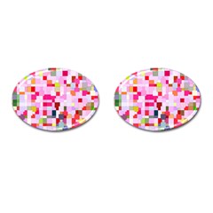 The Framework Paintings Square Cufflinks (oval) by Sarkoni
