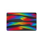 Colorful Background Magnet (Name Card)