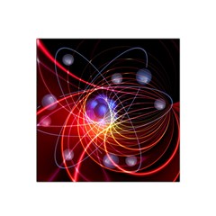Physics Quantum Physics Particles Satin Bandana Scarf 22  X 22  by Sarkoni