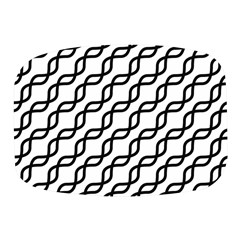 Diagonal Stripe Pattern Mini Square Pill Box by Apen