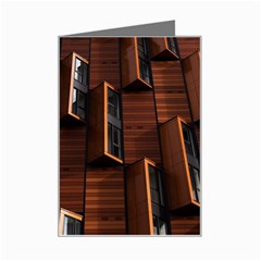 Abstract Architecture Building Business Mini Greeting Card by Amaryn4rt