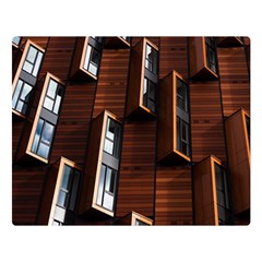 Abstract Architecture Building Business Two Sides Premium Plush Fleece Blanket (large) by Amaryn4rt