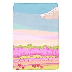 Pink And White Forest Illustration Adventure Time Cartoon Removable Flap Cover (s)