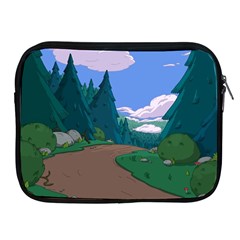 Adventure Time Cartoon Pathway Apple Ipad 2/3/4 Zipper Cases