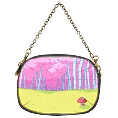 Red Mushroom Animation Adventure Time Cartoon Multi Colored Chain Purse (two Sides) by Sarkoni