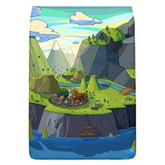 Cartoon Network Mountains Landscapes Seas Illustrations Adventure Time Rivers Removable Flap Cover (l)