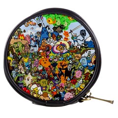 Cartoon Characters Tv Show  Adventure Time Multi Colored Mini Makeup Bag by Sarkoni