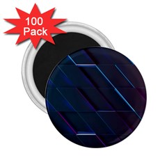 Glass Scifi Violet Ultraviolet 2 25  Magnets (100 Pack)  by Pakjumat