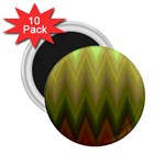 Zig Zag Chevron Classic Pattern 2.25  Magnets (10 pack) 