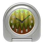 Zig Zag Chevron Classic Pattern Travel Alarm Clock