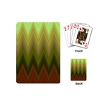 Zig Zag Chevron Classic Pattern Playing Cards Single Design (Mini)