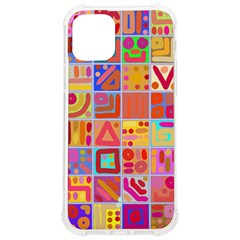 Colourful Abstract Shapes Iphone 12/12 Pro Tpu Uv Print Case by Pakjumat