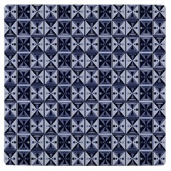 Geometric Monochrome Triangle Uv Print Square Tile Coaster 