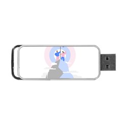 Achievement Success Mountain Clouds Portable Usb Flash (two Sides) by Modalart