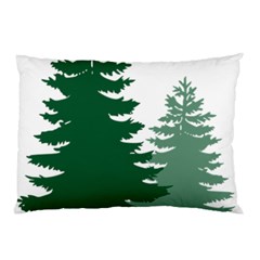 Pine Trees Spruce Tree Pillow Case by Modalart