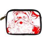 Santa Claus Red Christmas Digital Camera Leather Case Front