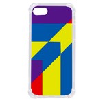 Colorful Red Yellow Blue Purple iPhone SE Front