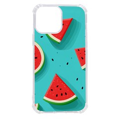 Watermelon Fruit Slice Iphone 13 Pro Max Tpu Uv Print Case by Bedest