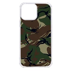 Camouflage Pattern Fabric Iphone 13 Pro Max Tpu Uv Print Case