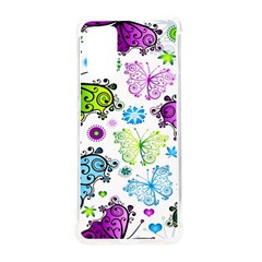 Butterflies Abstract Background Colorful Desenho Vector Samsung Galaxy S20plus 6 7 Inch Tpu Uv Case by Bedest